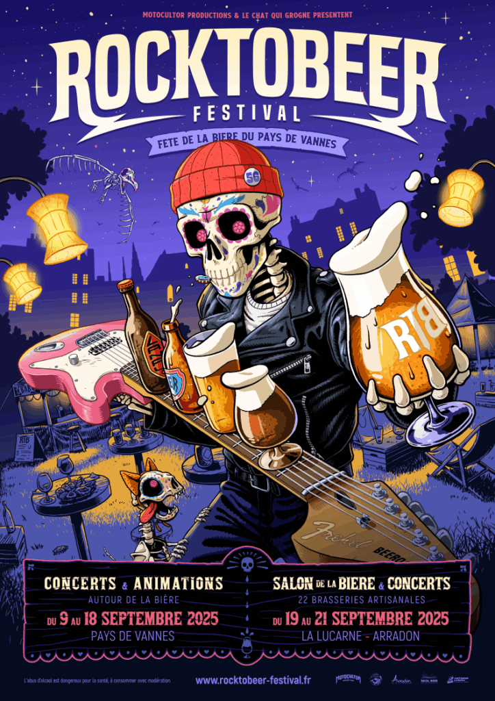 Affiche du Rock to Beer festival 2025